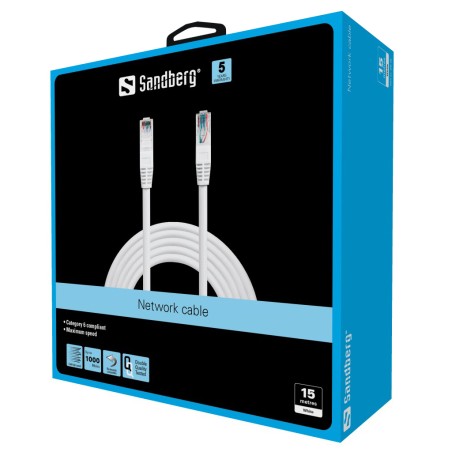 Sandberg Network Cable UTP Cat6 15 m